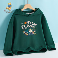 Classic Teddy精典泰迪童装儿童卫衣男女童连帽上衣中大童春装
