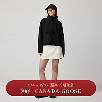 加拿大鹅（Canada Goose）【】Simcoe女士羊羔绒拉链夹克 1101W 61 黑色 XS