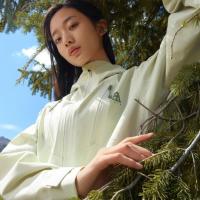 安踏 水壳冲锋衣丨硬壳单层冲锋衣外套女款透气防暴雨透湿登山上衣
