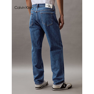 卡尔文·克莱恩 Calvin Klein Jeans24春夏男复古微弹直筒牛仔裤J325535 1A4-牛仔蓝 31