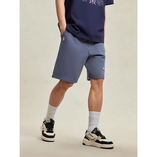 杰克·琼斯（JACK&JONES）夏季logo刺绣字母立体胶印宽松休闲短裤男装22429F027 E39灰色 185/88A/XLR