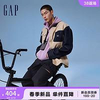 Gap男女装2024春季纯棉INDIGO复古水洗连帽卫衣上衣890971 紫色 170/92A(M) 亚洲尺码