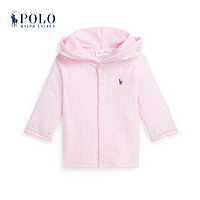 Polo Ralph Lauren 拉夫劳伦 女婴 24年春两面穿针织牛津布夹克RL41198 650-浅粉色 3M