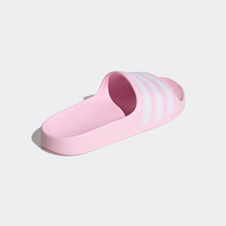 adidas ADILETTE AQUA K休闲拖鞋女小童阿迪达斯轻运动FY8072 粉色/白色 39码