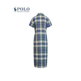 Polo Ralph Lauren 拉夫劳伦 女装 24年夏宽松版格纹棉质连衣裙RL25504 400-多色 18