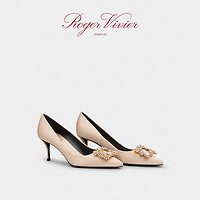 ROGERVIVIER RV女鞋Flower Strass高跟鞋婚鞋单鞋