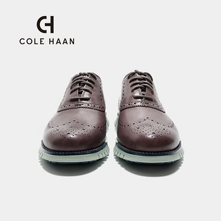 colehaan/歌涵 男鞋牛津鞋 24年春季布洛克雕花休闲皮鞋C39614 灰色-C39614 44