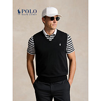 Polo Ralph Lauren 拉夫劳伦 男装 24年春运动针织衫背心RL18059 001-Polo黑 XL