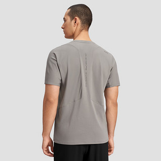 DESCENTE迪桑特跑步系列运动男士短袖针织衫夏季 CC-CHARCOAL 2XL (185/104A)