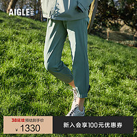 AIGLE艾高长裤2024年春夏女士DFT速干吸湿排汗户外运动休闲 迷迭绿 AW322 34(155/66A)