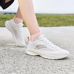 anta安踏跑步鞋女春季网面舒适跑鞋轻薄透气运动休闲鞋健步鞋