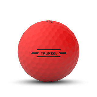 Titleist泰特利斯TruFeel 高尔夫球 非常柔软击球手感 二层球 New TruFeel红色