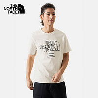 THE NORTH FACE 户外春夏男时尚半袖简约舒适运动上衣T恤 8AUX QLI L