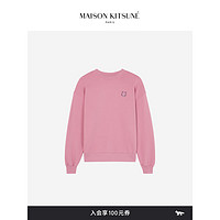 Maison Kitsune 女款 SS24春夏大胆玩色狐狸圆领套头卫衣 P625【粉色】 XS