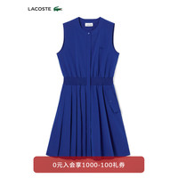 法国拉科斯特 LACOSTE女装24春季松紧收腰连衣裙EF3867 X0U/方纳石蓝 42 / 175cm