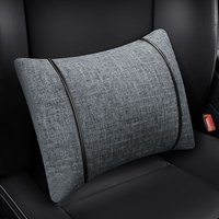 车优友 汽车坐垫 四季通用布艺座垫 舒适荞麦壳透气坐垫 腰靠1个-下单备注颜色 雷凌宝来思域帝豪阁凯美瑞荣威i5