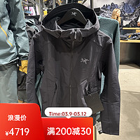 始祖鸟（ARC’TERYX）ARC'TERYX女款GAMMA HEAVYWEIGHT/HOODY/LW软壳夹克 春秋款连帽GammaHoody黑色BlackX XL加拿大发货