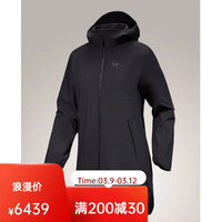 始祖鸟（ARC’TERYX）ARC'TERYX女款GAMMA HEAVYWEIGHT/HOODY/LW软壳夹克 加绒长款GammaHeavyweightCoat黑 S国内沈阳速发
