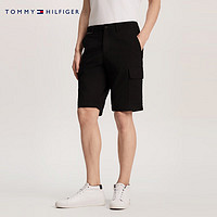 TOMMY HILFIGER【工装短裤】24春夏男装多口袋休闲工装裤短裤02790 黑色BDS 29