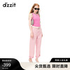 DZZIT地素春夏新款纯欲辣妹蝴蝶烫钻针织背心女3H2E2191I