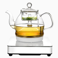 SEKO 新功 全自动上水烧水壶喷淋式煮茶器一体蒸茶壶玻璃电热壶W19
