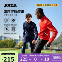 JOMA夹克外套男2024春秋针织透气拉链立领跑步休闲运动服男装 藏青 5XL