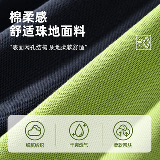 马克华菲 男童夏装短袖t恤儿童polo衫夏季男孩宝宝上衣半袖夏款大童装 m漫游中K暗夜蓝 140