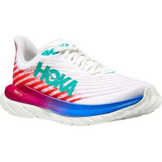 HOKA ONE ONE男鞋跑鞋Mach 5运动鞋缓冲支撑稳定舒适撞色时尚日常HOKZ06N Evening Primrose/Scuba Bl 12=46 2/3码