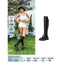 STEVE MADDEN /思美登秋冬厚底长靴骑士靴烟筒靴女CALLBACK 黑色 37