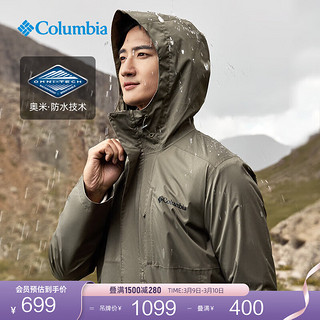 Columbia哥伦比亚户外同款男女防水山野冲锋衣旅游徒步登山外套RE0086 398男女同款【女生可小一码】 M(175/96A)