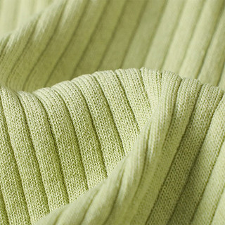DUIBAI 对白 纯色毛衣设计感女小众秋2023高级针织衫气质温柔上衣冬 绿色 160