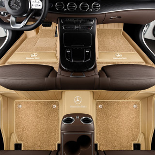 百德safebet真皮汽车脚垫适用于24款奔驰glc300lgle350450gls450gle53