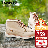 Timberland添柏岚休闲鞋男鞋踢不烂户外运动通勤英伦商务牛皮鞋A2CB5 A2CB5269/浅泥土色 45