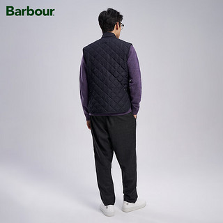 Barbour 巴伯尔 Lowerdale男士四季菱形绗缝防风马甲 深蓝色 L