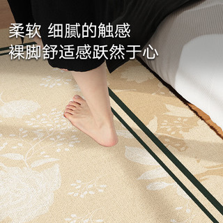 大江 DAJIANG床边地毯卧室家用房间床前毯客厅古典床边毯 艾米历 180x60cm