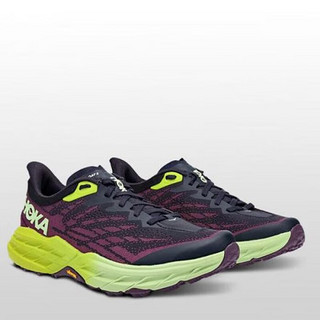 HOKA ONE ONE女鞋跑鞋Speedgoat 5减震支撑稳定舒适运动鞋抓地HOKZ06A Blue Graphite/Evening Pri 8.5=40 2/3