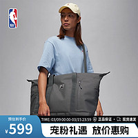 NBA 格子布行李包篮球包户外运动包 深烟灰 35L 深烟灰 联盟款