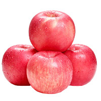美水乐虹 正宗陕西红富士苹果新鲜水果脆甜多汁时令丑苹果生鲜礼盒物品 10斤中大果 单果170g+ 净重8.5斤