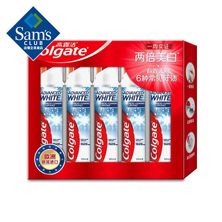 Colgate 高露洁 进口 焕白臻效牙膏(直立按压式) 100ml*5 -