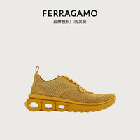 菲拉格慕(Ferragamo)【品牌授权门店发货】女士淡黄色跑鞋风格休闲鞋 0766456_M _