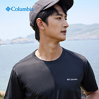 哥伦比亚 户外男子吸湿降温UPF50防晒防紫外线T恤AE0809