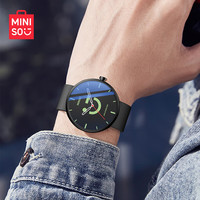 名创优品(MINISO)潮流十大品牌手表男女同款机械风初高中生青少年防水潮流石英表瑞士品质腕表