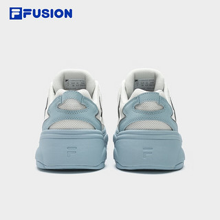 斐乐（FILA）FUSION斐乐潮牌女鞋RAPTURE专业滑板鞋2024夏时尚休闲鞋 奶白/纯蓝-GS 35.5