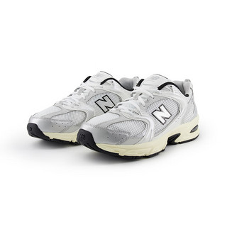 NEW BALANCE 运动鞋24男鞋女鞋复古舒适老爹鞋MR530系列 白色 MR530TA 42(脚长26.5cm)