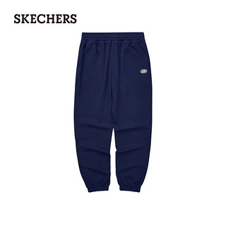 斯凯奇（Skechers）男子针织休闲裤L224M067 海军蓝/00DU XXL 