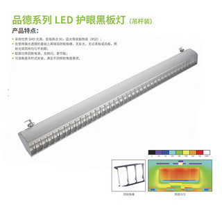 三雄极光三雄极光PAK 品德系列LED教室护眼灯 吊杆安装 110×1200mm