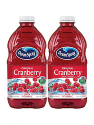 Ocean Spray 优鲜沛 蔓越莓汁原味 Ocean Spray Cranberry Juice Classic 蔓越莓汁1.89L