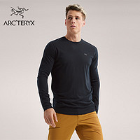 ARC'TERYX 始祖鸟 ARC’TERYX始祖鸟 IONIA MERINO WOOL LS 透气 男子 羊毛长袖T恤 Black/黑色 XL