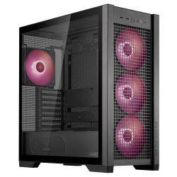 华硕 TUF GAMING GT302 装备库 E-ATX机箱 黑色