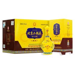 yongfeng永丰牌北京二锅头永丰52度粮食清香型白酒整箱黄龙礼盒装节日